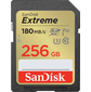 Флеш карта SD 256GB SanDisk SDXC Class 10 V30 UHS-I U3 Extreme,  180MB / s