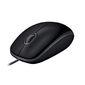 Мышь Logitech B100 Black черная,  оптическая 800dpi,  USB,  1.8м,  {10},   (041271)