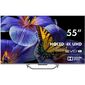 55" Телевизор HAIER Smart TV S4,  QLED,  4K Ultra HD,  серый,  СМАРТ ТВ,  Android TV