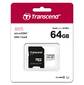 Transcend TS64GUSD300S-A 64GB,  microSDXC,  Class 10,  UHS-I U1,   (SD адаптер),  TLC