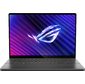Ноутбук /  ASUS ROG Zephyrus G16 GU605CR-QR180 16" (2560x1600 OLED 240Hz) / Intel Core Ultra 9 285H (3.7Ghz) / 32768Mb / 2TbPCISSDGb / noDVD / Ext:NVIDIA GeForce RTX 5070 Ti (12288Mb) / Cam / BT / WiFi / 90WHr / war 1y / 1.95kg / Eclipse Gray / noOS + чехол