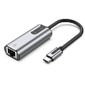 Vention USB-C to Gigabit Ethernet Adapter 0.15M Gray Aluminum Alloy Type