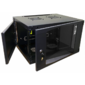 Шкаф настенный Next,  18U 550x600,  стеклянная дверь,  черный