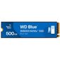 Твердотельный диск 500GB WD Blue,  NVMe,  M.2 2280,  PCI-E 4x4 [R / W - 5000 / 4000 MB / s]