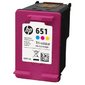 Картридж Hewlett-Packard HP 651 Tri-colour  (Цветной) Ink Cartridge