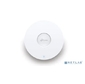 TP-Link EAP773,  Трёхдиапазонная точка доступа WiFi 7 BE9300,  1 порт RJ45 10 Гбит / с,  до 574 Мбит / с 2, 4 ГГц + до 2880 Мбит / с 5 ГГц + до 5760 Мбит / с 6 ГГц,  802.3bt  (PoE++) или 12 В,  MU-MIMO