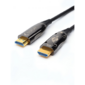 Кабель HDMI 40 м  (HIGH speed,  Metal gold,   Optical) 8K VER 2.1