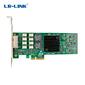 Network Interfaced Card LR-LINK LREC9712HT-BP,  Gigabit Ethernet PCIe x4 Bypass Server Card  (Dual Port),  Intel i350,  2 x RJ45 BP