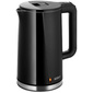 Чайник электрический Kitfort КТ-6612-1 1.7л. 2200Вт черный  (корпус: нержавеющая сталь)
