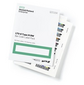 HPE Bar code label pack  (100 data + 10 cleaning) for Q2078A  (for libraries & autoloaders)