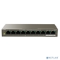 IP-COM F1110P-8-102W Коммутатор PoE,  8*10 / 100Mbps,  2*1Gbit,  1-8 with PoE