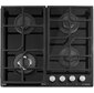 Газовая варочная поверхность Hyundai HHG 6438 BG черный