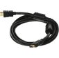 Кабель аудио-видео Buro HDMI  (m) / HDMI  (m) 1.8м. феррит.кольца черный  (HDMI-19M / 19M-1.8M-MG)