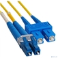Патч-корд оптический переходной  (SM),  9 / 125  (OS2),  LC / UPC-SC / UPC,   (Duplex),  LSZH,  1м