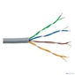 Кабель витая пара Bion BCL-U5451-101-100 U/UTP, кат.5e, 4x2x0,51мм AWG 24, CCA, в копмлекте 4 коннектора+ 4 колпачка; одножильный, PVC, для внутренней прокладки, 100м, серый