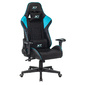 Кресло игровое A4Tech X7 GG-1100 черный / голубой текстиль / эко.кожа крестовина пластик