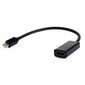 Cablexpert Переходник miniDisplayPort - HDMI,  20M / 19F,  кабель 15см,  черный,  пакет  (A-mDPM-HDMIF-02)