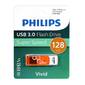 Флеш накопитель 128GB PHILIPS VIVID3.0 128GB,  USB 3.0