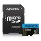 Карта памяти MICRO SDHC 32GB W / ADAP. AUSDH32GUICL10A1-RA1 ADATA