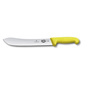 Нож кухонный Victorinox Swibo  (5.7408.25) стальной разделочный лезв.250мм прямая заточка желтый