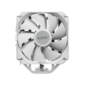 Кулер для процессора /  PCCooler PALADIN 400 WH  (200W,  4-pin PWM,  157mm,  Al / Cu,  4x6mm,  1x130mm,  76.85CFM,  29dBA,  1600RPM,  S: 1851 / 1700 / 1200 / 115X,  AM5 / AM4,  white)