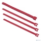 Cabeus CLAMP-310-RD Хомут для кабеля,  липучка с мягкой застежкой,  310x14 мм,  красный  (10 шт.)