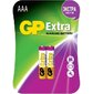 Батарея GP Extra Alkaline 24AX LR03 AAA  (2шт. уп) GP 24AX-2CR2 EXTRA