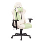 Кресло игровое Zombie VIKING X Fabric белый / зеленый с подголов. крестовина пластик