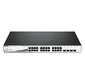 D-Link DGS-1210-28 / ME / A2A Gigabit Smart Switch with 24 10 / 100 / 1000Base-T ports and 4 Gigabit MiniGBIC  (SFP) ports