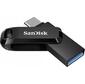 Флеш Диск Sandisk 64Gb Ultra Dual Drive Go SDDDC3-064G-G46 USB3.1 черный