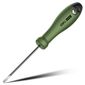 Шлицевая отвёртка "Home Series Green" Deli HT1103L 3x75мм  Эксклюзивный дизайн,  рукоятка из высококачественного софттач пластика