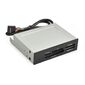 Exegate EX283581RUS Картридер USB2.0 ExeGate <CR-415> 3.5",  мультиформатный: CF / SD / MMC / MS / MS Duo / MS pro / T flash,  черный,  металл