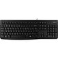 Клавиатура Logitech K120 черная,  офисная,  104 клавиши,  защита от воды |920-002583| USB 1.5м,  RTL