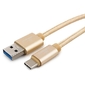 Cablexpert Кабель USB 3.0 CC-P-USBC03Gd-1M AM / Type-C,  серия Platinum,  длина 1м,  золотой,  блистер