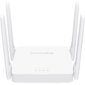 Mercusys AC1200 dual-Band Gigabit Wi-Fi router, up to 300 Mbit/s at 2.4 GHz and up to 867 Mbit/s at 5 GHz, 1 10/100 Mbit/s WAN port + 2 10/100 Mbit/s LAN ports, 4 5 dBi external antennas
