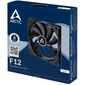 Вентилятор корпусной ARCTIC Cooling F12 Black - retail  (ACFAN00201A)  (702942)