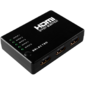 Переключатель HDMI 5 x 1 Greenline,  1080P 60Hz,  пульт ДУ,  DeepColor 12-bit,  GL-v501