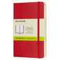 Блокнот Moleskine CLASSIC SOFT QP613F2 Pocket 90x140мм 192стр. нелинованный мягкая обложка фиксирующая резинка красный