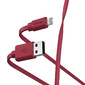Кабель Hama 00187233 Lightning USB A (m) 1м красный