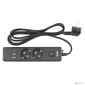 PowerCube Бытовой удлинитель  (PC-5B-2M) 2р с / з вык., 3USB,  3500 Вт,  16А,  1.9 м,  3*1, 0  (черный) {22309}