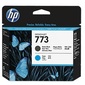 Печатающая головка HP 773 матовая черная и голубая для HP DJ Z6600 / Z6800