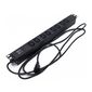 Hyperline SHE19-8IEC-2.5IEC Блок розеток для 19" шкафов,  горизонтальный,  8xIEC 320 C13,  10A,  250В,  кабель питания 3х1.0мм2,  длина 2.5 м,  с вилкой IEC 320 C14,  482.6x44.4x44.4мм  (ДхШхВ)