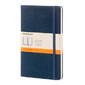 Блокнот Moleskine CLASSIC QP060B20 Large 130х210мм 240стр. линейка твердая обложка фиксирующая резинка синий сапфир