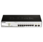 D-Link DGS-1210-10 / F1A,  L2 Smart Switch with  8 10 / 100 / 1000Base-T ports and 2 1000Base-X SFP ports. 16K Mac address,  802.3x Flow Control,  4K of 802.1Q VLAN,  802.1p Priority Queues,  ACL,  IGMP Snooping, 