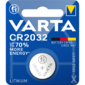 Батарейка CR2032 /  Батарейка Varta ELECTRONICS CR2032 BL1 Lithium 3V  (6032)  (1 / 10 / 100)  (1 шт.)