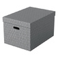 Короб для хранения Esselte 628287 L складной 355x305x510мм серый картон
