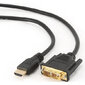 Bion BNCC-HDMI-DVI-6 Кабель HDMI-DVI ,  1.8м,  19M / 19M,  single link,  черный,   экран