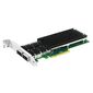 Network Interfaced Card LR-LINK LREC9902BF-2QSFP+,  40GBASE Fiber PCIe x8 NIC  (Dual QSFP+),  Intel XL710,  2 x QSFP+.  Analogs: Silicom: PE340G2QI71 ,  Intel: XL710-QDA2