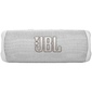 JBL Flip 6 белый Bluetooth 5.1,  время воспроизведения музыки 12 ч,  емкость аккумулятора 4800 mAh,  время заряда аккумулятора 2, 5 ч,  цвет белый