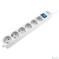 Фильтр-удлинитель Power Cube PRO white  (3, 0 м,  6 розеток,  LC контур,  16А / 3, 5кВт)  (SPL (5+1)-16B-P-3М)